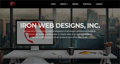 Desktop Screenshot of ironwebdesigns.com