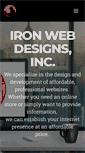 Mobile Screenshot of ironwebdesigns.com